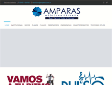 Tablet Screenshot of amparas.com.ar